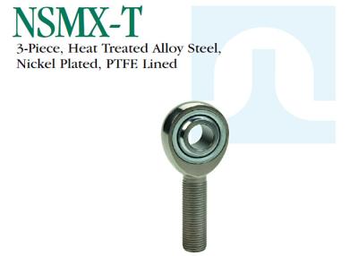 China NSMX-T Series Heavy-Duty Rod Ends | PTFE-Lined Bearing Steel for sale