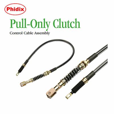 China Pull - Only Clutch Control Cable , Industrial  Mechanical Custom Control Cable for sale