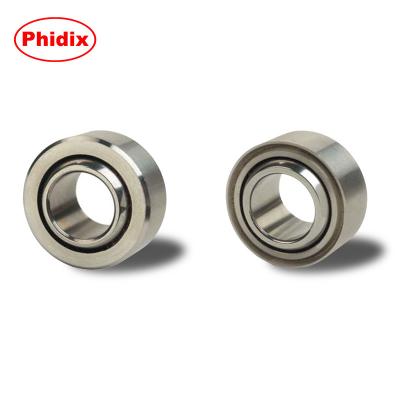 China NSSB Series Narrow-Body Stainless Steel Spherical Bearings | PTFE-Lined for Corrosion Resistance in Marine & Food Processing | Press-Fit or V-Groove Mounting for sale