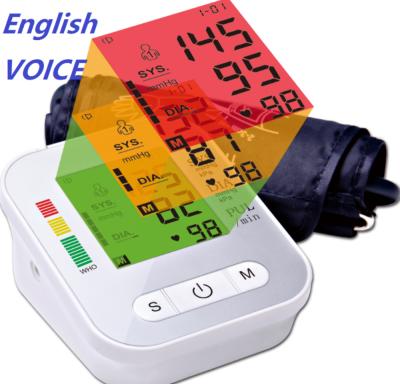 China Digital Arm BP Blood Pressure Monitor Meter Omron Technology Convenient Cuff Sphygmomanometer Hematomanometer for sale