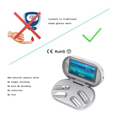 China Blood Glucose Digital Glucometer Blood Sugar Meter Blood Glucose Measurement Intelligent Noninvasive Device Measurement for sale