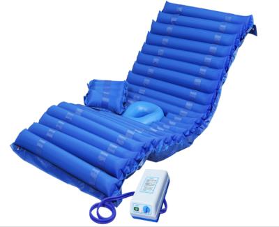 China Comfortable Blue Medical Anti Bedsore Alternating Air Pressure Mattress With 20 Decibel Quiet Running for sale