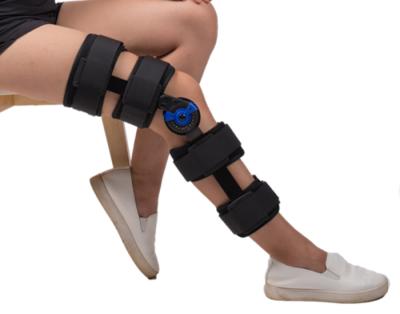 China Comfortable Adjustable Wound Stabilization Hinged Knee Support Brace for sale