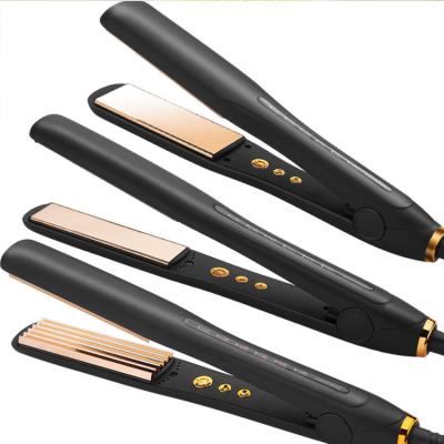 China Hotel 1 Inch 1 3/4 Inch Tourmaline Ceramic Ionic Flat Iron Hair Straightener Flat Iron Hair Straightener With Label for sale