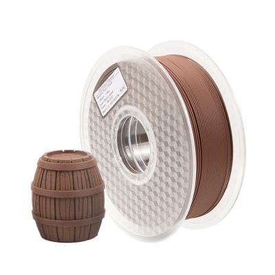 China 3D Printer Filament Strong Hardness iSANMATE Wood Filament With 20% Powder Wood Filament 3d Printer Wood 1.75mm 1kg for sale