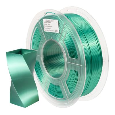 China Hot Selling Green PLA Filament Silk Color 1.75mm Colors 1.75mm Pla Optional Filament For FDM 3d Printer for sale