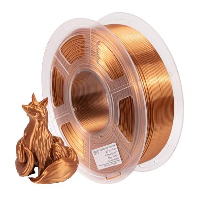 China Hot Selling iSANMATE 3D Printer Filament 3D Printer Silk Filament 1.75mm Silk Compound 3d PLA Filament PLA 1kg Red Bronze Filament for sale