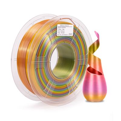 China iSANMATE 3D Printer Filament 1.75mm 3D Printer Silk Rainbow Pla Rainbow Vacuum Packing Silk Filament 1kg for sale