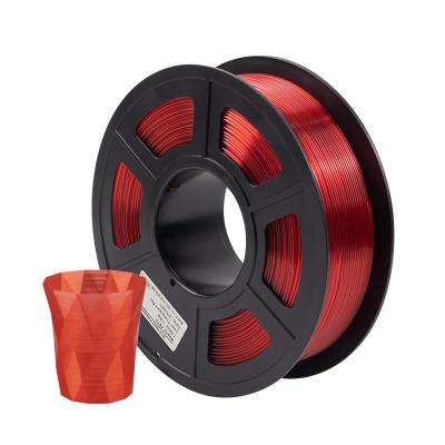 China 3D printer filament best quality petg filament 1.75mm transparent red petg filament petg filament 3d printer filament for sale