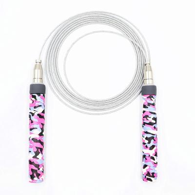 China Customized Wholesale Design Speed ​​Jump Rope Lock Steel Wire Jump Rope Fitness Adjustable Weighted Home Gym for sale