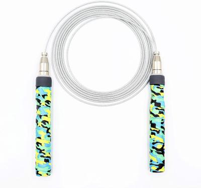 China Customized Wholesale Design Speed ​​Jump Rope Lock Steel Wire Jump Rope Fitness Adjustable Weighted Home Gym for sale