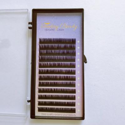 China Custom Chrismas Lashes Cashmere Lash Extension Custom Bundled Eyelash Extension 30mm for sale