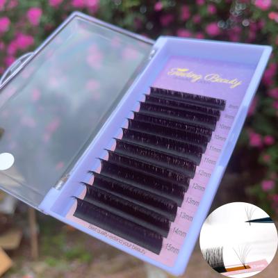 China Long Lasting Easy Wick Trays Handmade Cashmere Mink Extension Wick Fan Eyelash Extensions Fans 0.03 for sale