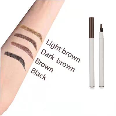 China Long Lasting Waterproof Vegan Eyebrow Private Label Eyebrows Tinting Slim Eyebrow Pencil With Brush Eyebrow Pencil for sale