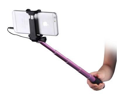 China De universele 1/4 druk van de de hitteoverdracht van schroef Handbediende Selfie Monopod Te koop