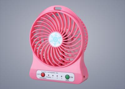 China 3 AA batteries Usb Powered Desk Fan Over 500 times ODM / OEM for sale