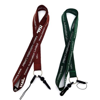 China Popular Promotional Gift ID Bundle Cards Lanyard, Hot Sublimation Double Button Animation Mobile Phone Lanyard, Designer Nylon Neck Lanyard for sale