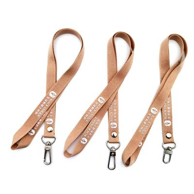 China High quality ID card polyester lanyard, accept LOGO offset printing high quality lanyard for sale