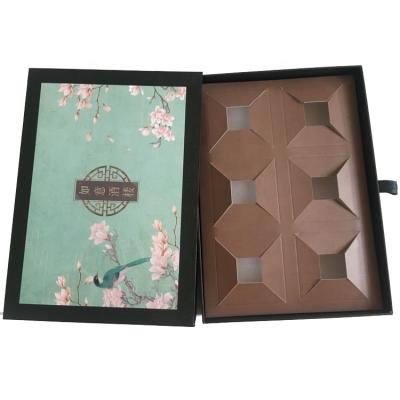 China Handmade Square Paper Chocolate Drawer Boxes Opens Present Cardboard Boxes for sale