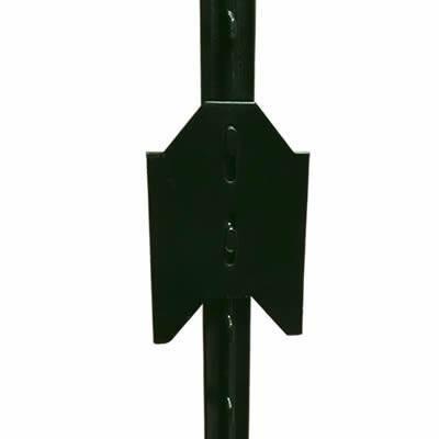 China Sustainable Factory Direct heavy duty powder coated green T post  8'  T post studded 1.33 lb/ft for farm for sale