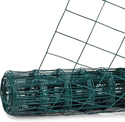 China Anti-corrosion PVC coated galvanized steel welded wire mesh with high quality wholesale for construction farm poultry for sale