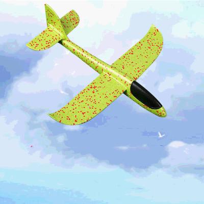 China Excellent Foam Airplane Model Hand Throwing 48cm Height Toy 3d Flying Airplane Kids Gift Custom Toy Foam Glider Airplane for sale