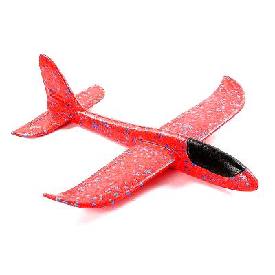 China 2022 Hot Sale 48CM Children's Excellent Outdoor Glider Hand Throwing Games Toy Plane Foam Toy Throwing Plane Flying Sports PPE Airplane for sale