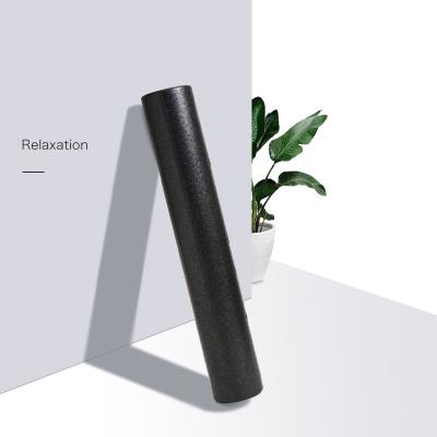 China Wholesale 90cm Lengthened Exercise EPP Foam Yoga Column Multi-specification Muscle Massage Foam Roller Home Black Hard Solid for sale