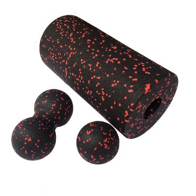 China Home Exercise PPE Yoga Foam Roller Set 3 Pcs Back Roller Set For Deep Tissue Massage Muscle Roller For Back And Fitness for sale