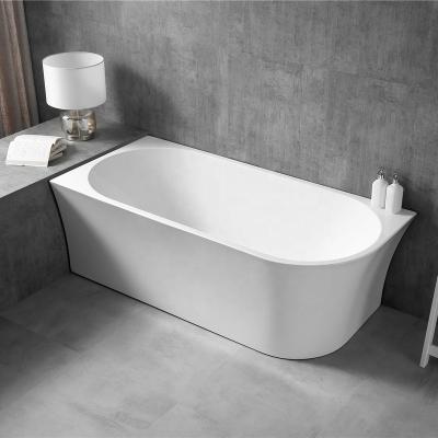 China Easy Clean Modern Stone Freestanding Hot Shower Resin Tub Soaking Tub Japanese Bathtub for sale