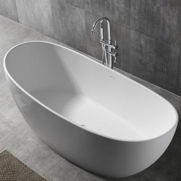 China Whirlpools Easy Clean Bathtubs Sink Freestanding Tub Soak Freestanding Bathtub Artificial Stone Tub for sale