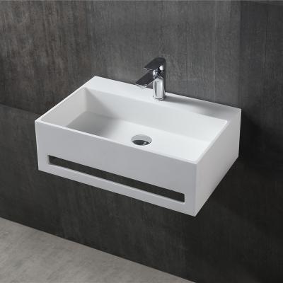 China Easy Clean Sink Supplier Wash Basin Solid Outdoor Wall Hung Sink Bathroom Sink Basin Hand Wash Sink for sale