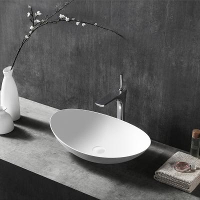 China Easy Clean Lavabo Lavabo Lavabo Hand Wash Basin Sink Artificial Stone Modern Stone For Bathroom for sale