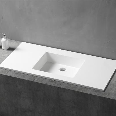 China Lavabo Easy Clean Sanitary Ware Solid Wash Basin Outdoor Bathroom Under Counter Wash Basin Hand Sink for sale