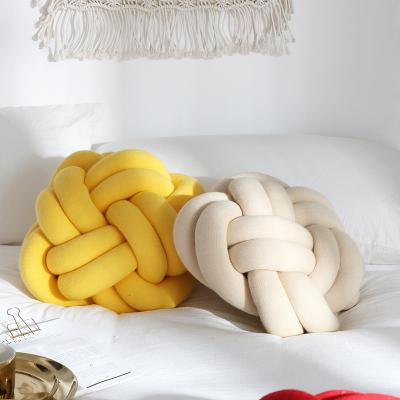 China AL Colorful Knot Pillow Acrylic Anti-Static Customized Hot-sell Sofa Knot Cushion Pillow for sale