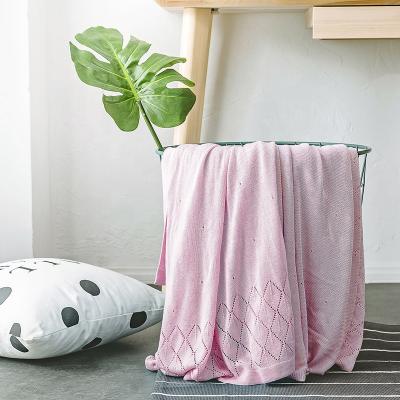 China MDS02 Super Soft Anti-static Sofa Bedding 100% Organic Bamboo Blanket For Baby Cooling Blanket For Summer for sale