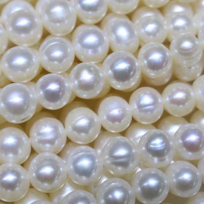 China Natural Cultured Freshwater Pearl Bead Strands For Jewelry Making Loose Pearl Beads for sale