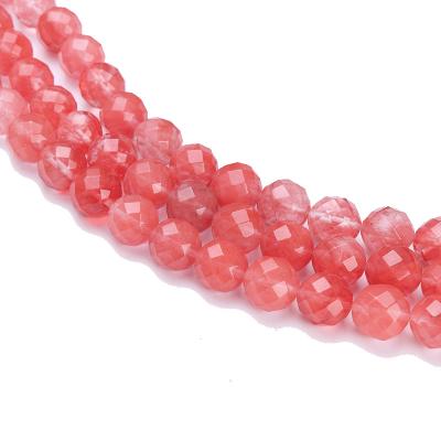 China 13-14mm Faceted Stone Beads Making Natural Gemstone Beads Stone Beads For Jewelry Making for sale