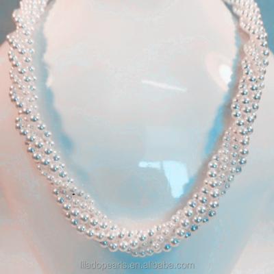 China CLASSIC Twisted Pearl Necklace Fashion Jewelry for sale