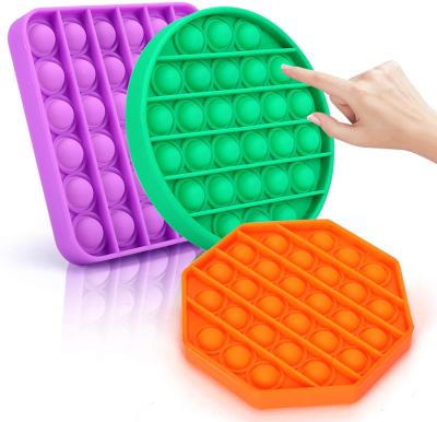 China Innovative Bubble Noise Pushing Reliever Stress Relief Silicone Stress Toy Squeeze Sensory Toy for sale