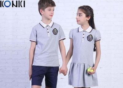 Cina Camicia e vestito di polo su misura casuali delle uniformi di scuola secondaria in vendita