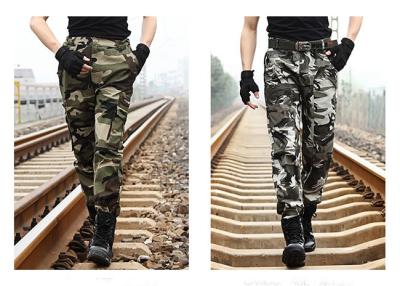 Cina I militari cammuffano i pantaloni per addestramento di campo, pantaloni del carico di Camo per gli uomini in vendita