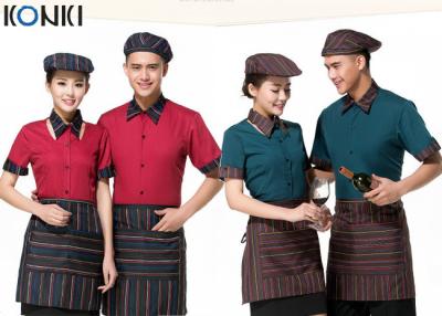 China Cool Restaurant Wait Staff Uniforms Nice Shirt And Pants For Restaurant for sale