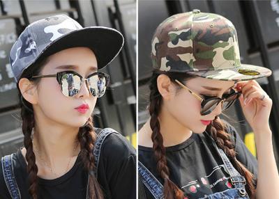 China Cool Custom Caps Hats Embroidery / Camouflage Hip Hop Cap For Girls for sale