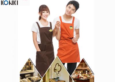 China Personalised Kitchen Custom Cooking Aprons Embroidery With Twill Fabric for sale