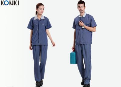 China Summer Custom Work Uniforms , Professional Industrial Work Uniforms For Adults for sale