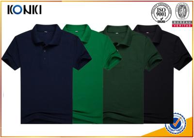 China El golf para hombre elegante de moda 100% del algodón crea los polos para requisitos particulares pone en cortocircuito la manga en venta