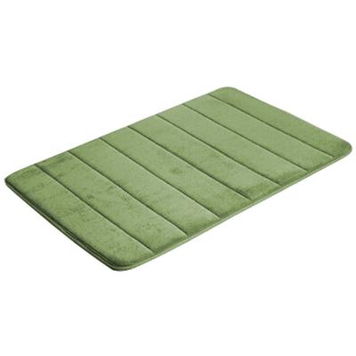 China New Design Best Sustainable Selling Square Bathroom Memory Foam Anti Slip Bath Mat for sale