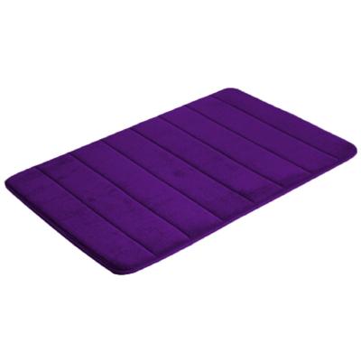 China Non Slip Sustainable Home Luxury Soft Kid Friendly Non Slip Bathroom Custom Memory Foam Bath Mat for sale