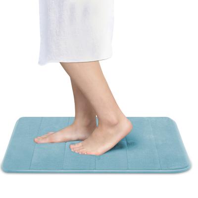 China Well Made Home Manufacturer Sustainable Non-Slip Bathroom Soft Memory Foam Bath Mat for sale